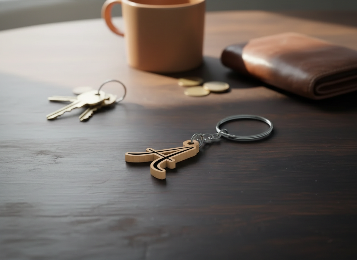 Alphabet letters SVG files - Letter Keychain bundle - Glowforge, Cricut laser cut files 207