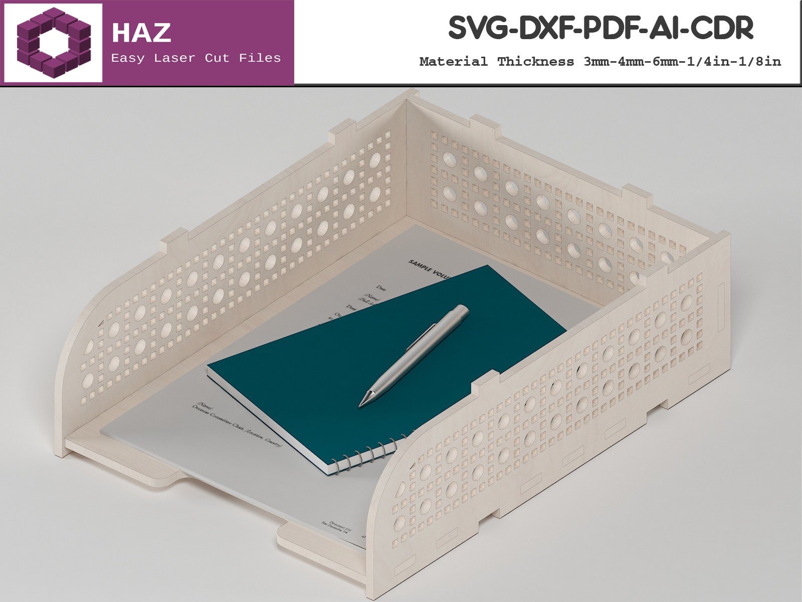 Stackable Paper Trays / Office Letter Document Organizer ...