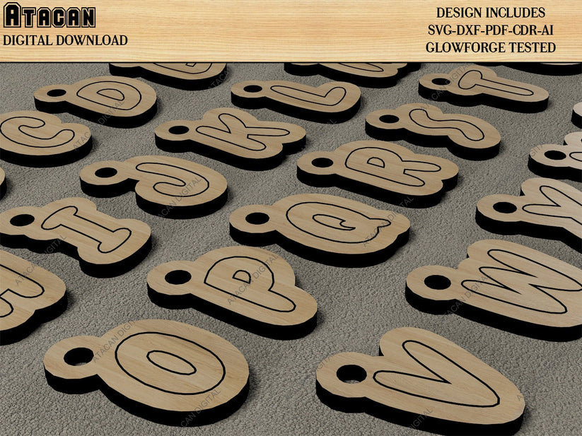 Wooden Letters and Numbers Bundle – atacandesignstore