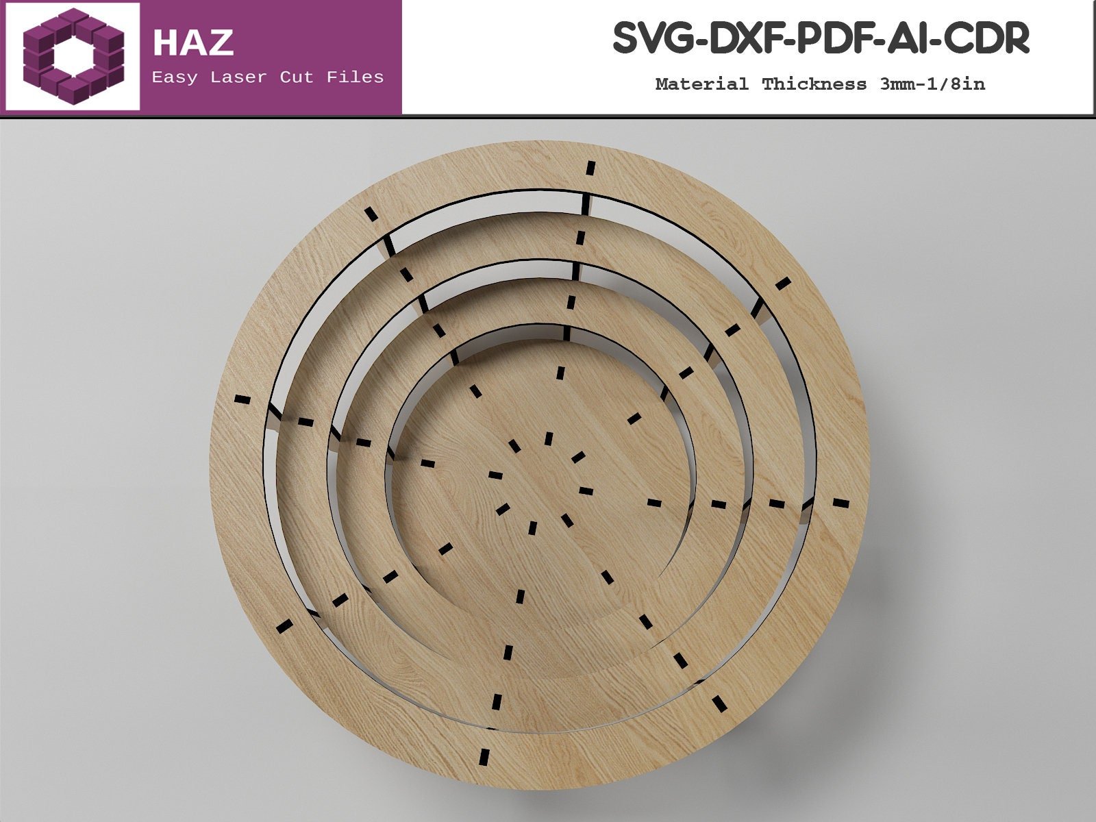 044 Fruit Bowl / Kitchen Dish Decor / Fruit Basket Design SVG DXF CDR Ai 044