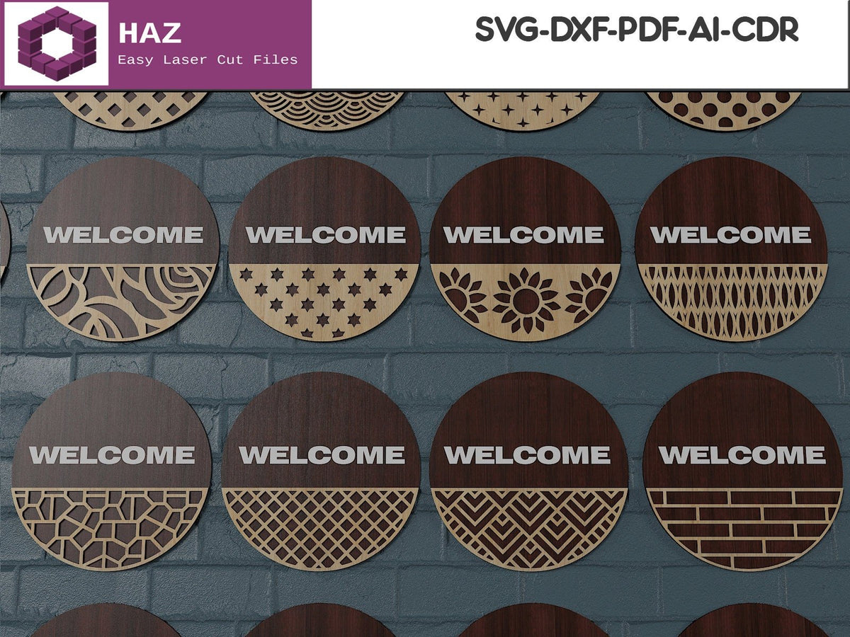 Door Hanger Bundle / Patterned Door Hangers / Welcome Signs ...
