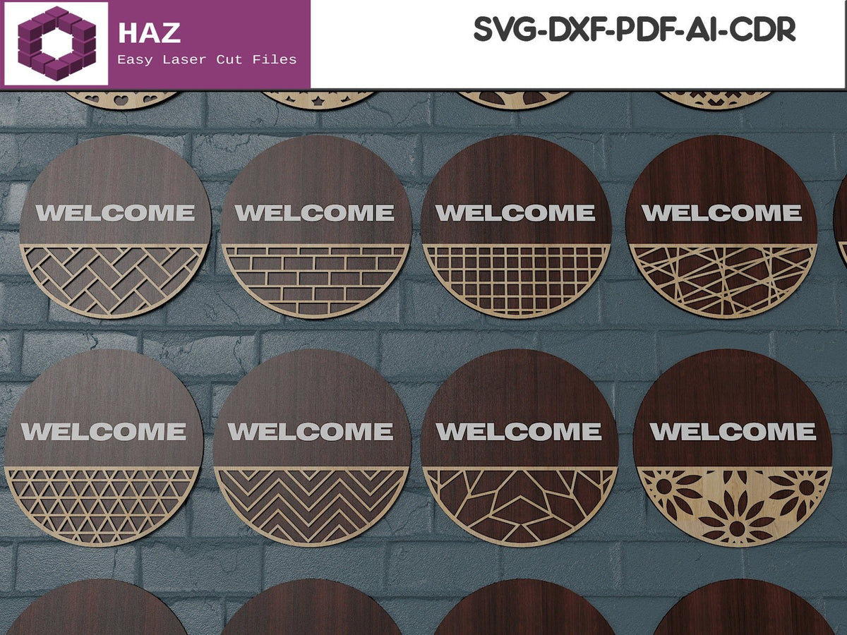Door Hanger Bundle / Patterned Door Hangers / Welcome Signs ...
