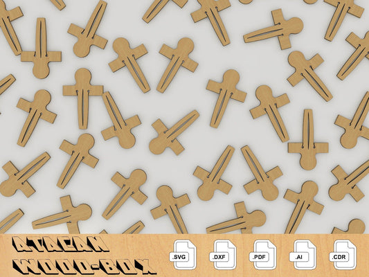 5 Different sizes SVG Pins for Glowforge - Digital File Crumb Tray Pins - Honeycomb Tray Pins SVG 062