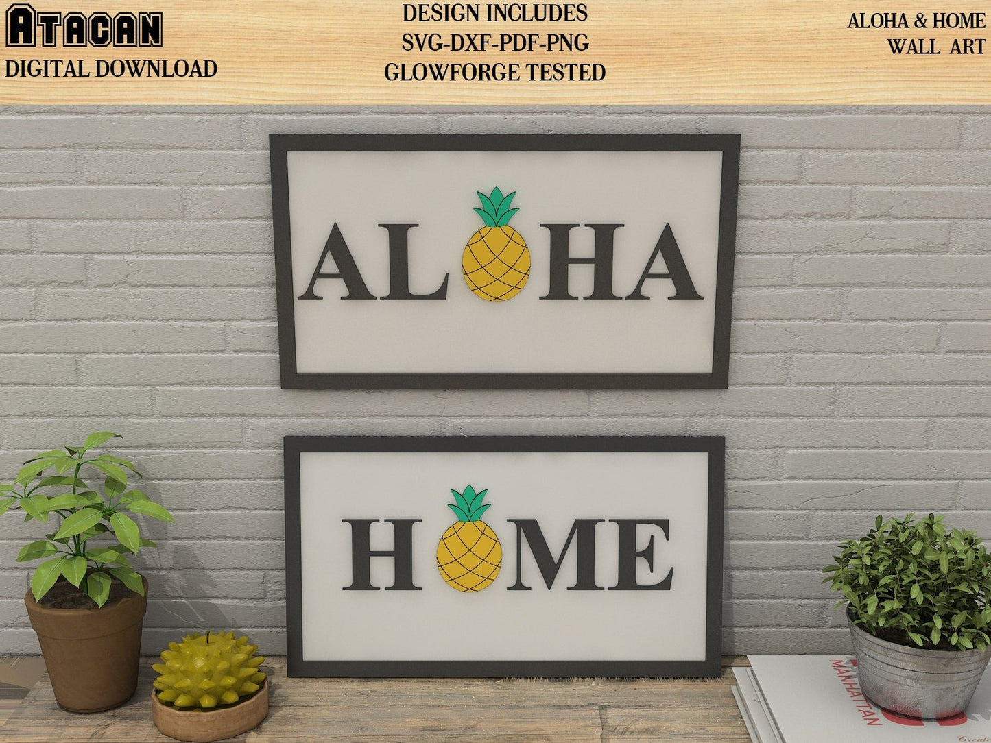 Aloha Home SVG Files and include frame cut files 171