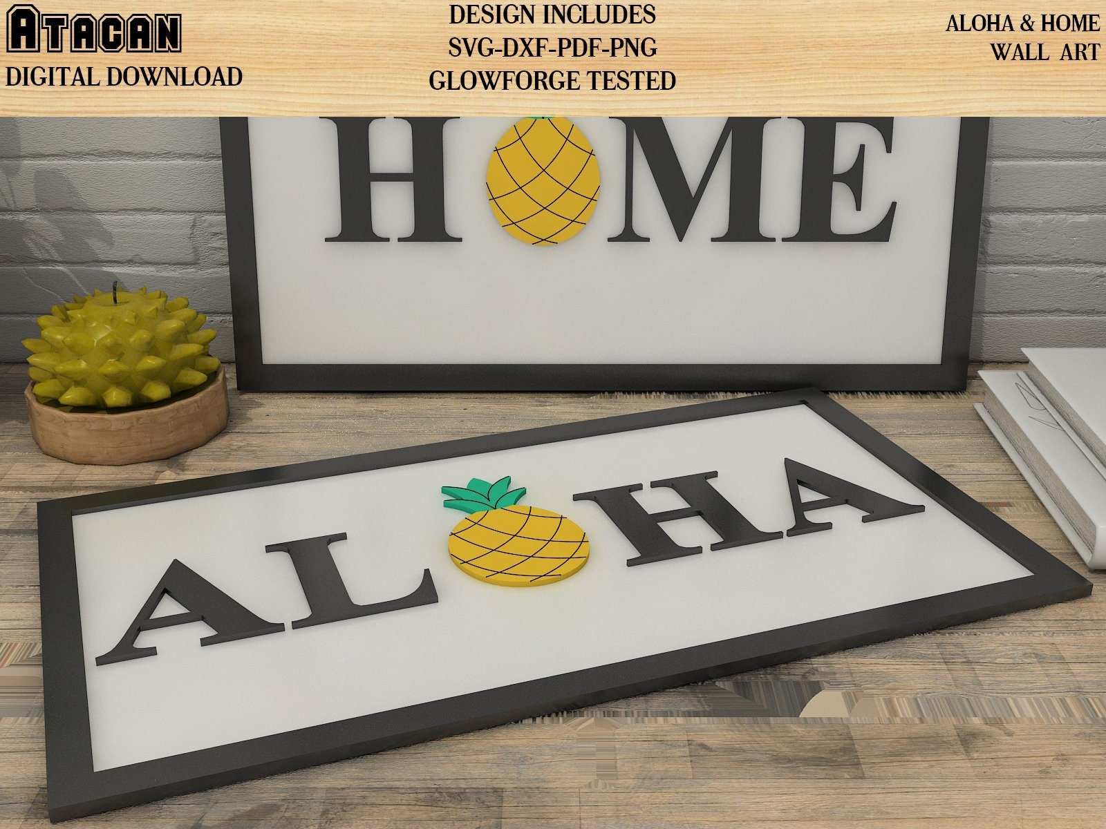 Aloha Home SVG Files and include frame cut files 171