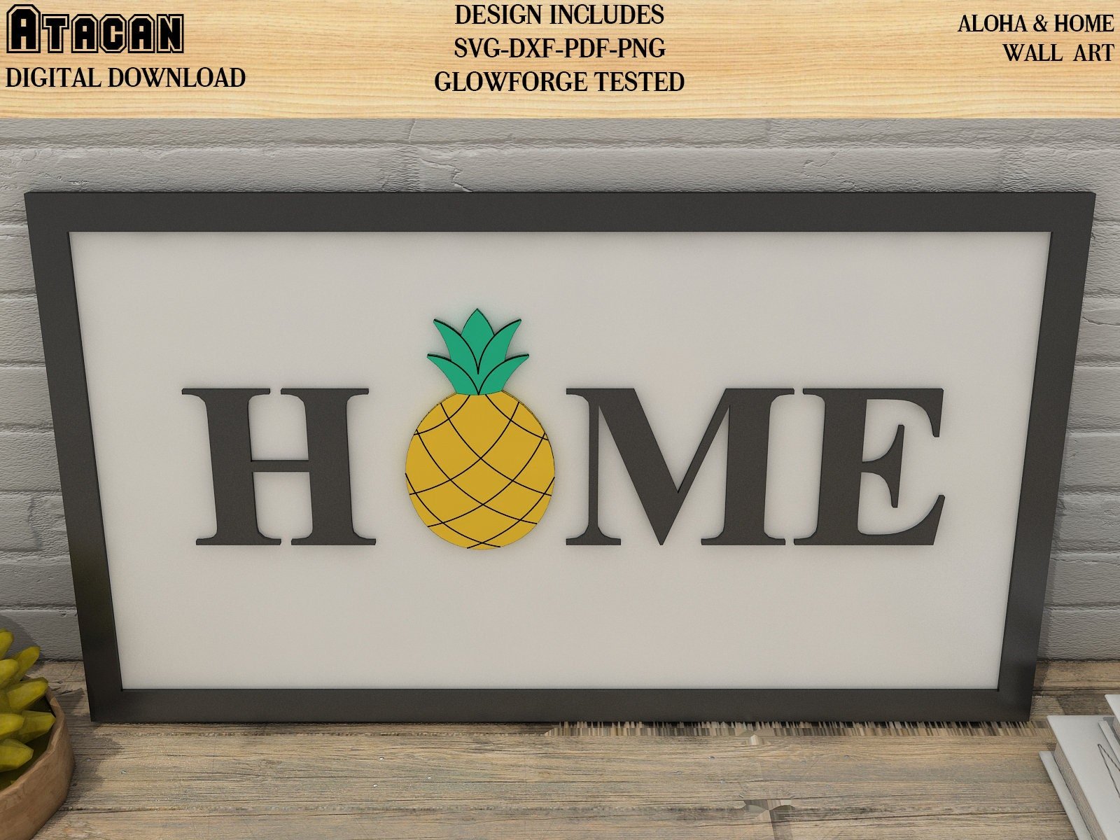 Aloha Home SVG Files and include frame cut files 171