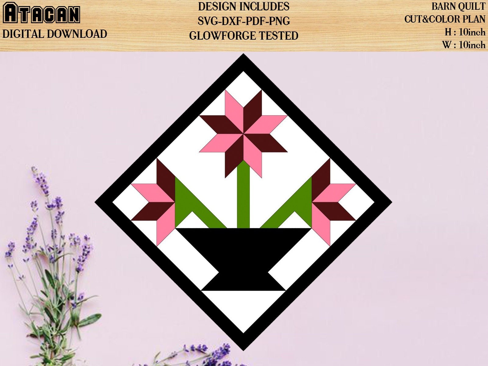 Barn Quilt svg Laser cut files for Glowforge projects inspired wall art Chevron Aztec Southwest Arrow designs Home decor mini quilt 003