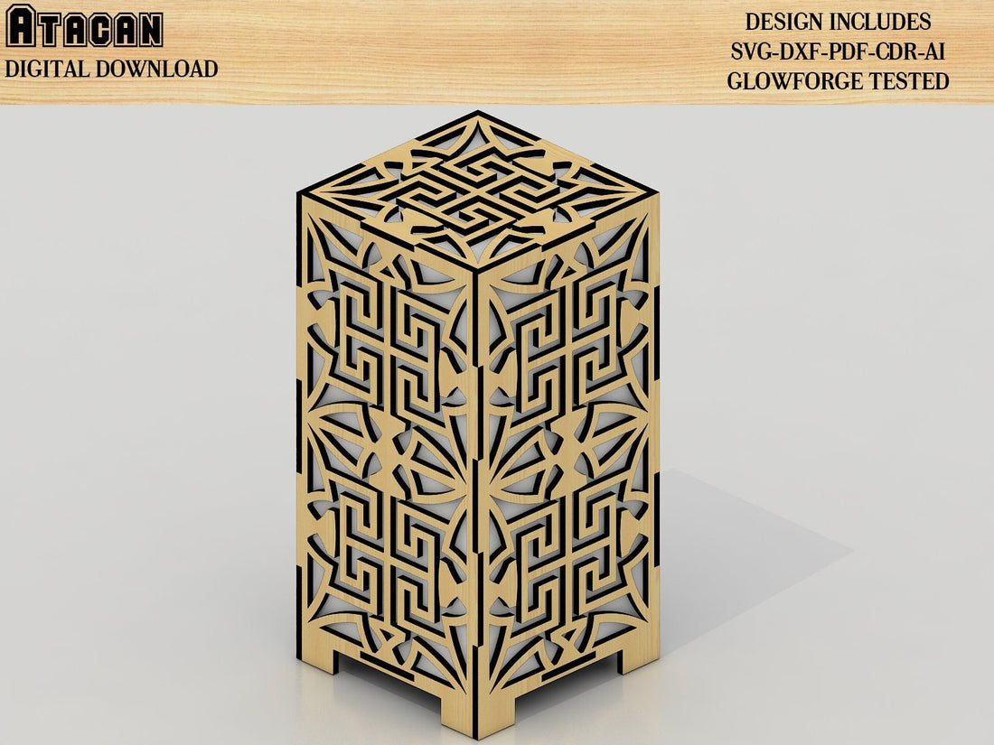 Chandelier. Laser cut files SVG, DXF, CDR, vector plans Glowforge file ...