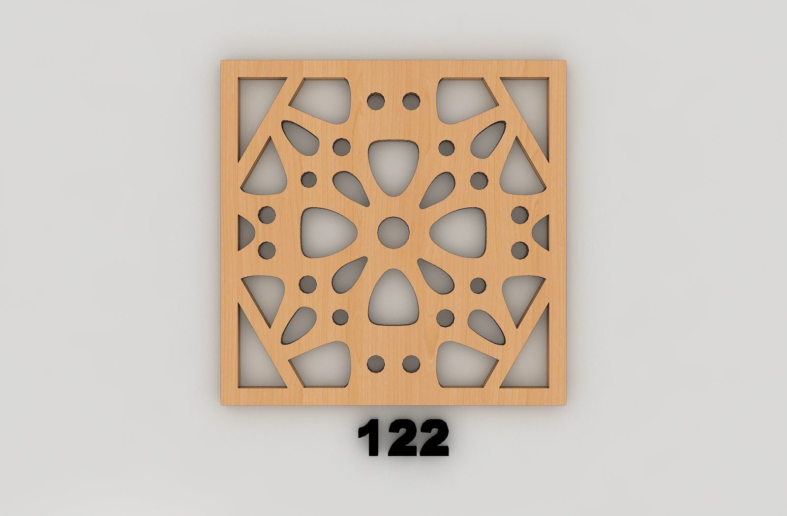 Coaster Trivet Wall Decor Templates - Glowforge files Instant download - Laser Cutting Files 162