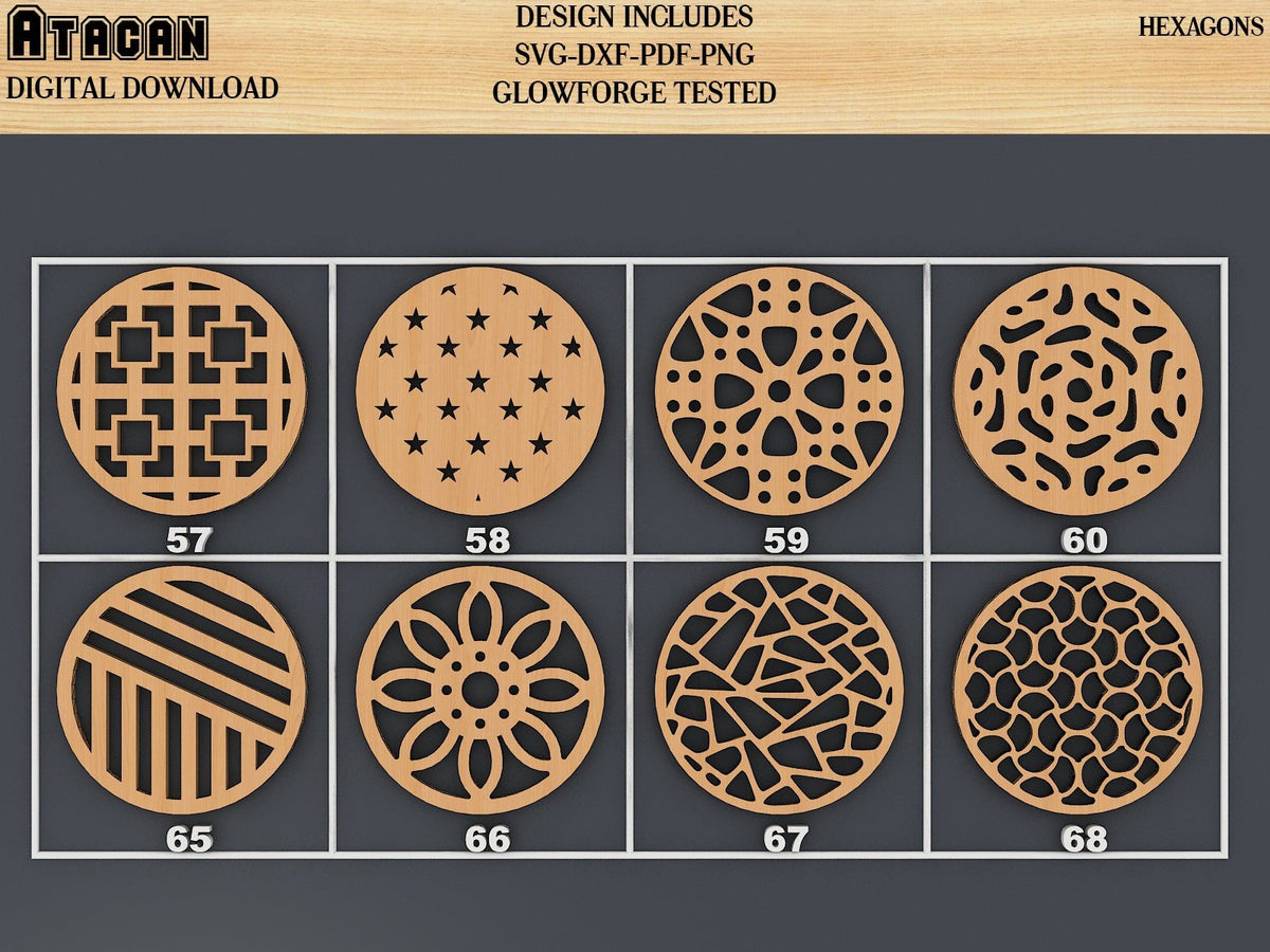 Insult Coasters Vector Coaster vector Laser cut File - Round Coasters - Wood Metal Wall Decor ...