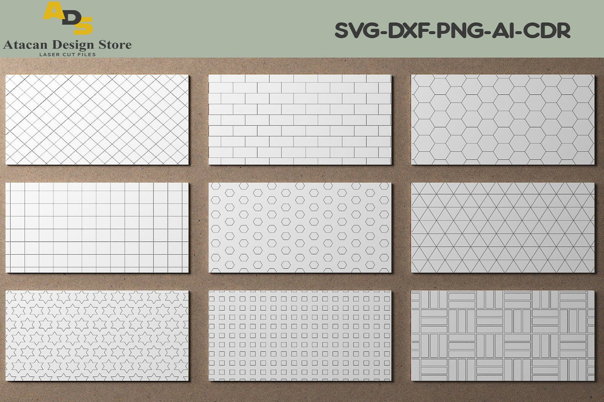 Panel Random Pattern Svg Geometric Patterns Panel Templates SVG Set / Patterns for Background 2 ...