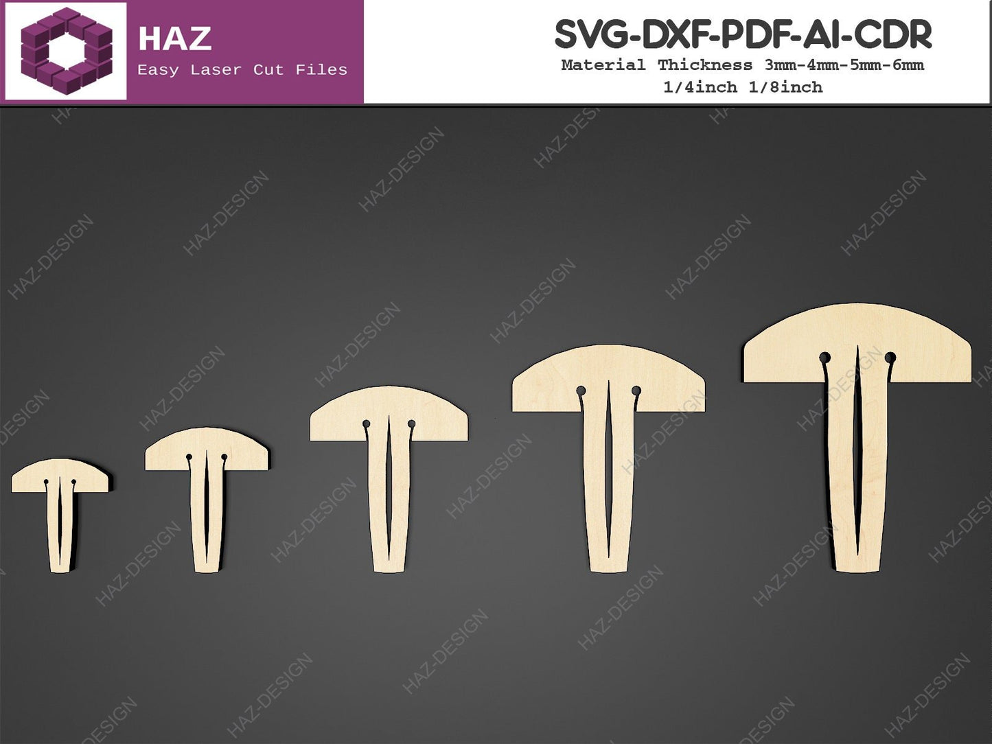 Glowforge Honeycomb Pins / X Tool Crumb Tray Pin / Compatible with all honeycomb SVG DXF CDR Ai 065