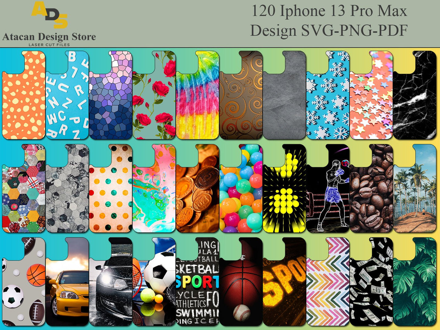 IPhone 13 Pro Max Case Template / 13 Pro Case sublimation / iphone 13 pro max Cases / Canva Frames Editable designs SVG DXF Ai CDR 326