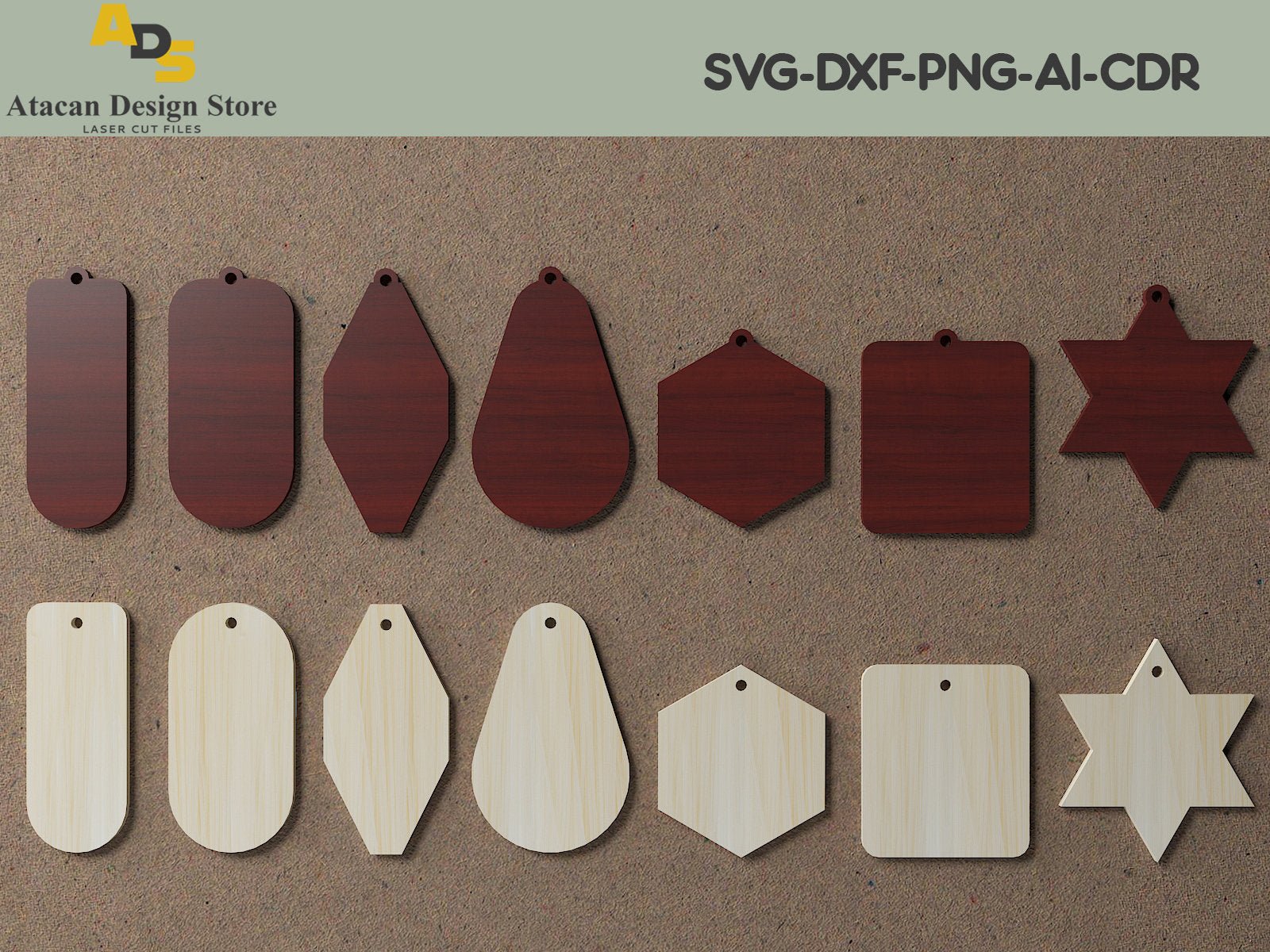 Key Rings Cut Keyrings Laser Cut Bundle / Personalised Wooden Keyrings / Lightburn S ...