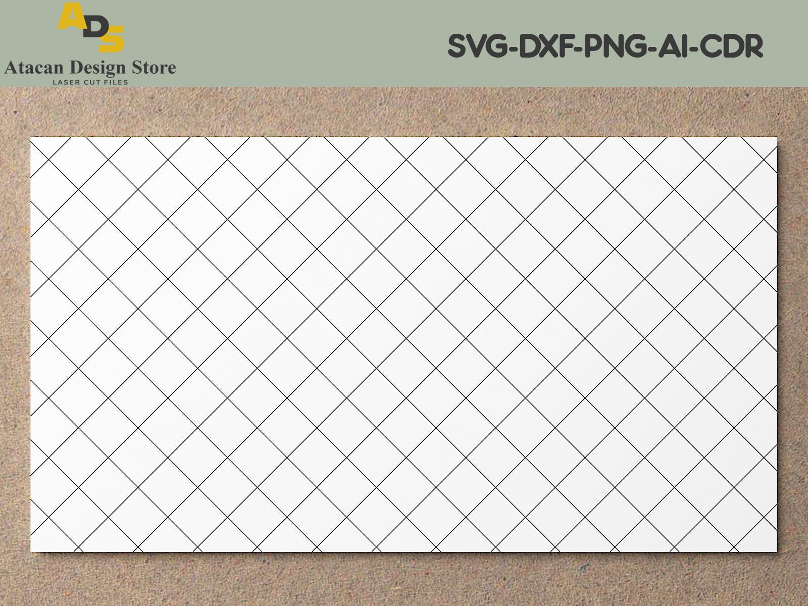 Laser cut Patterned Panel Files / Simple Panel Patterns / Vector Cutting Files 259