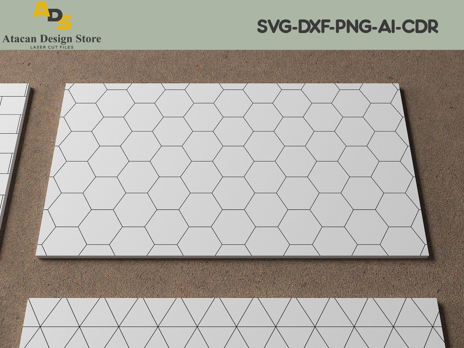 Laser cut Patterned Panel Files / Simple Panel Patterns / Vector Cutting Files 259