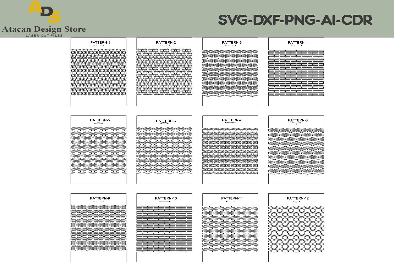 Laser cutting files for Bending Wood / Wooden Patterns for Bracelet ma ...