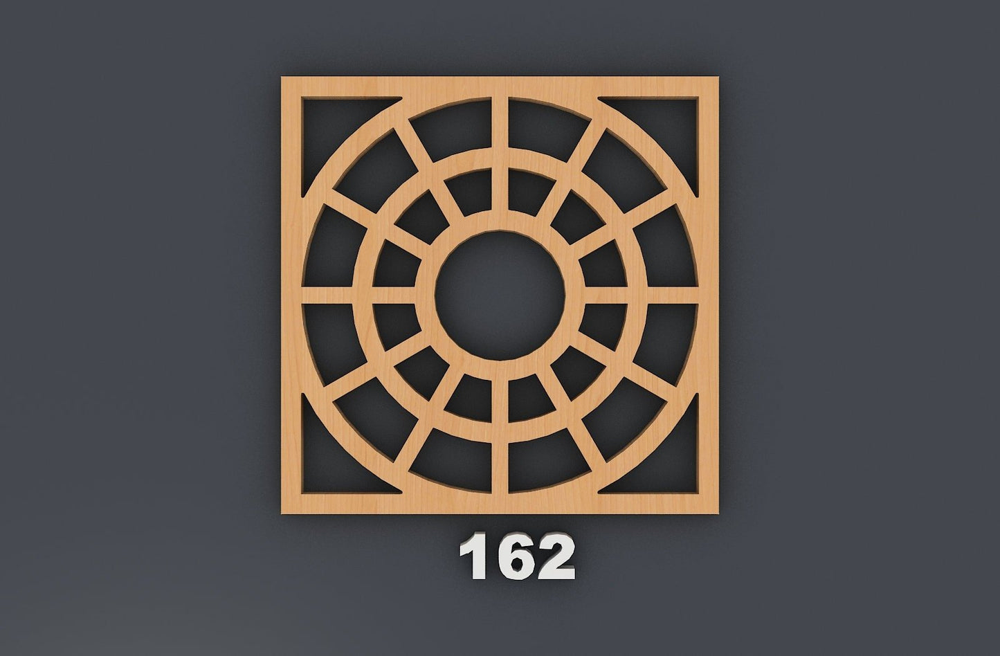 Mandala Pattern Wood Metal Coasters / Wall Decor vector files / Laser cut Svg Cxf files / CNC Trivet Grill Cutting files 349