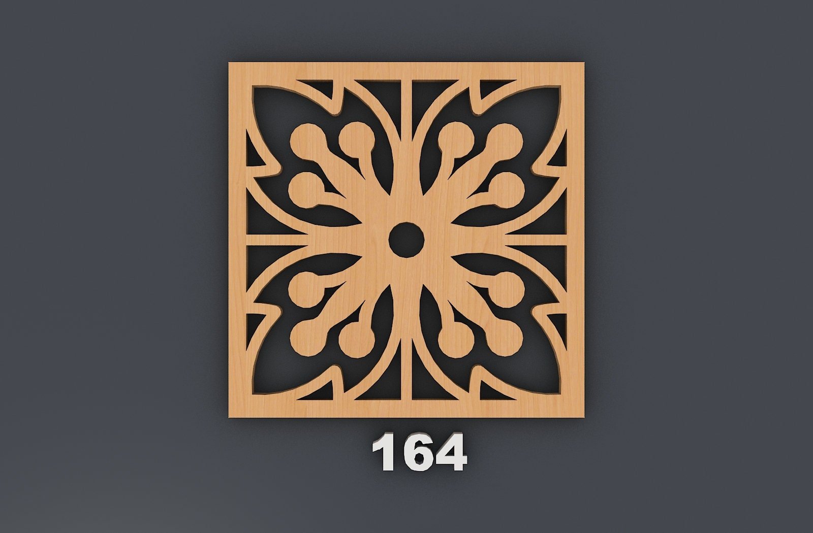 Mandala Pattern Wood Metal Coasters / Wall Decor vector files / Laser cut Svg Cxf files / CNC Trivet Grill Cutting files 349
