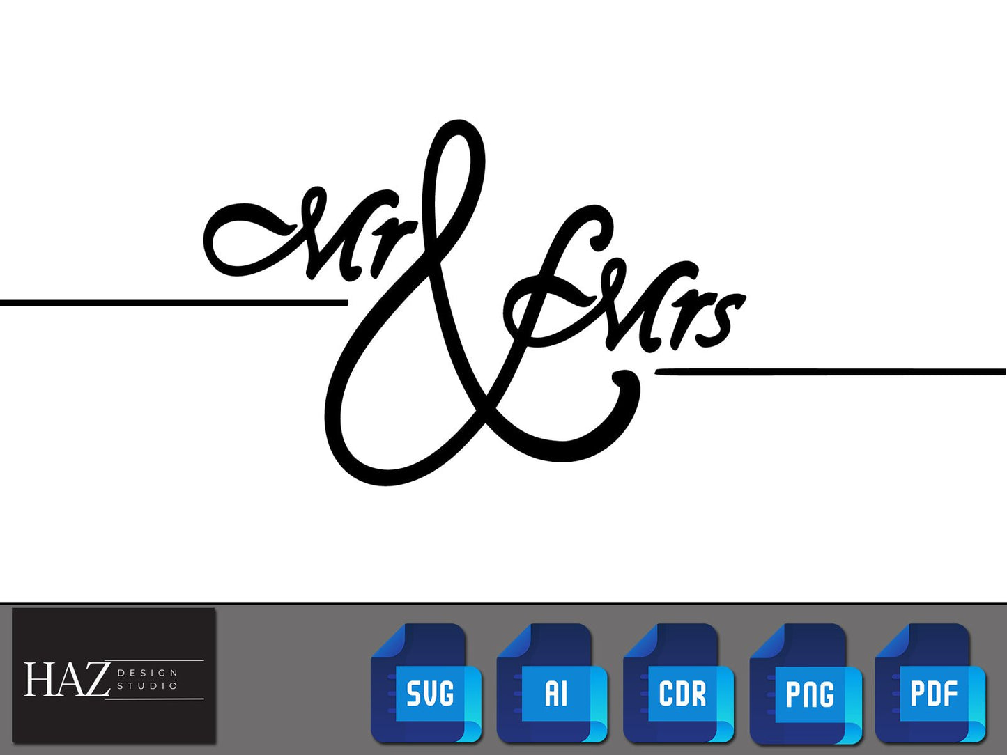 Mr and Mrs SVG / Couple Split Monogram / Bride and Groom Png / Husband Wife Marriage / Wedding Bridge Love / Engagement Png Svg Dxf 163