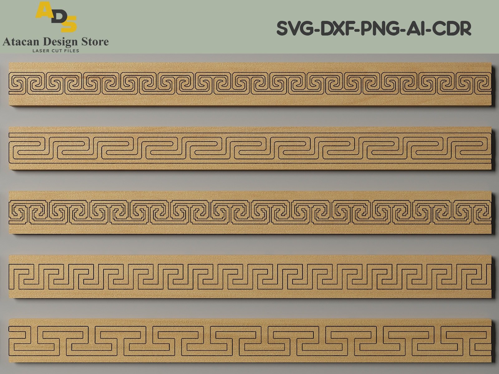 Old Greek Border Designs / Greek Pattern Borders / Laser Vector patter ...