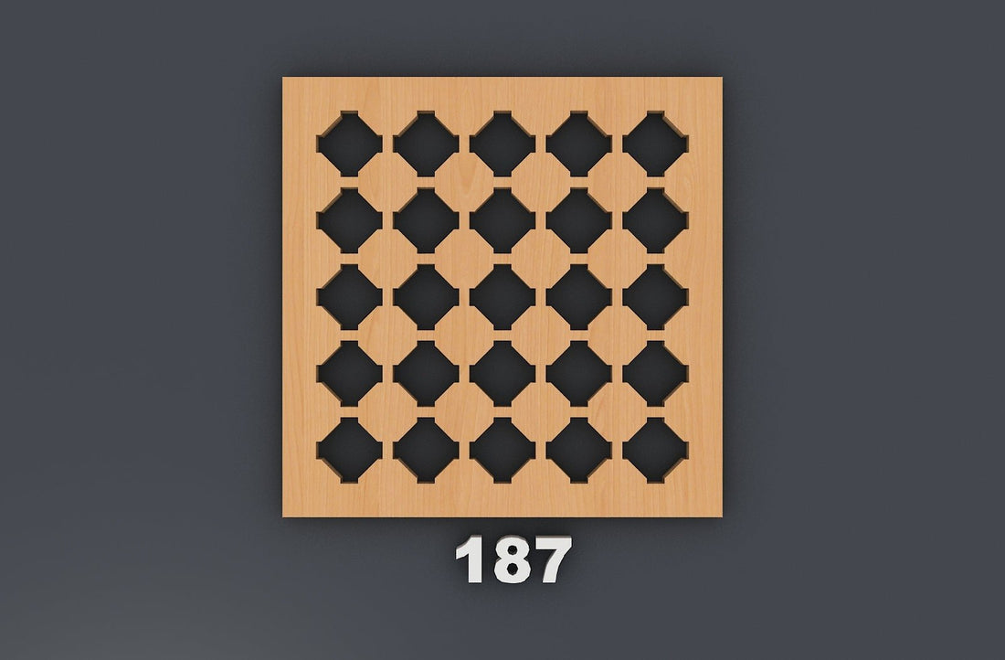 Pattern Coaster Set / Laser Cut files / CNC Router / Digital Vector Fi ...