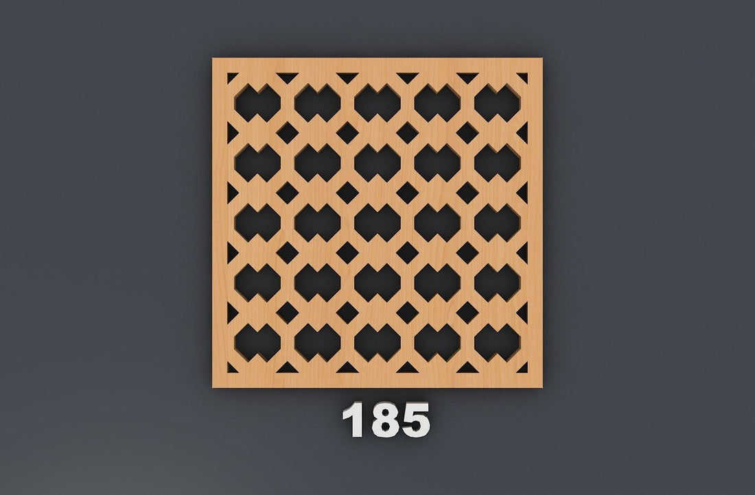 Pattern Coaster Set / Laser Cut files / CNC Router / Digital Vector Fi ...