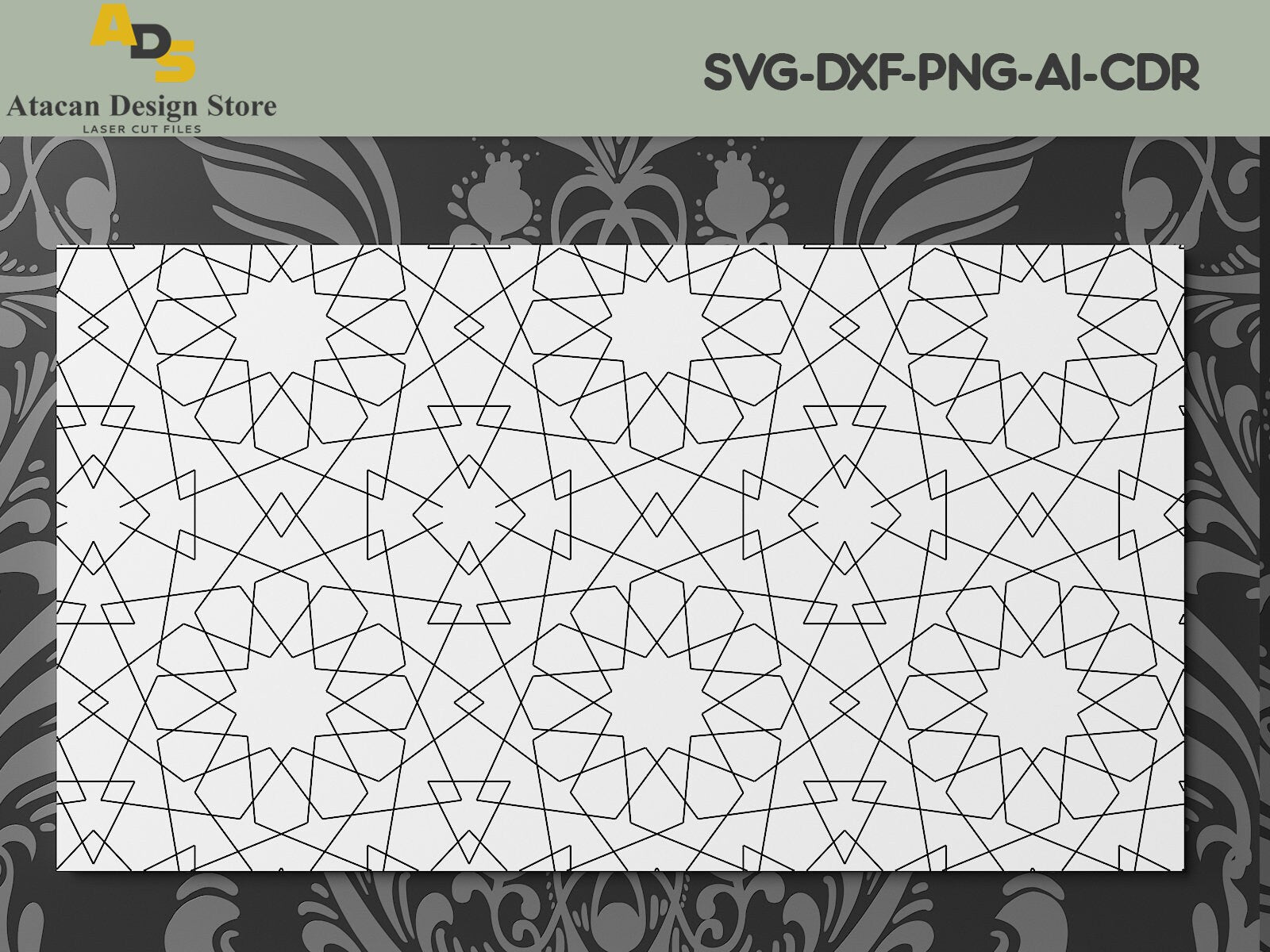 Pattern Design Bundle / Cross, Checker, Parquet Panel Patterns / Laser Cutting Svg Dxf Cdr Files 261