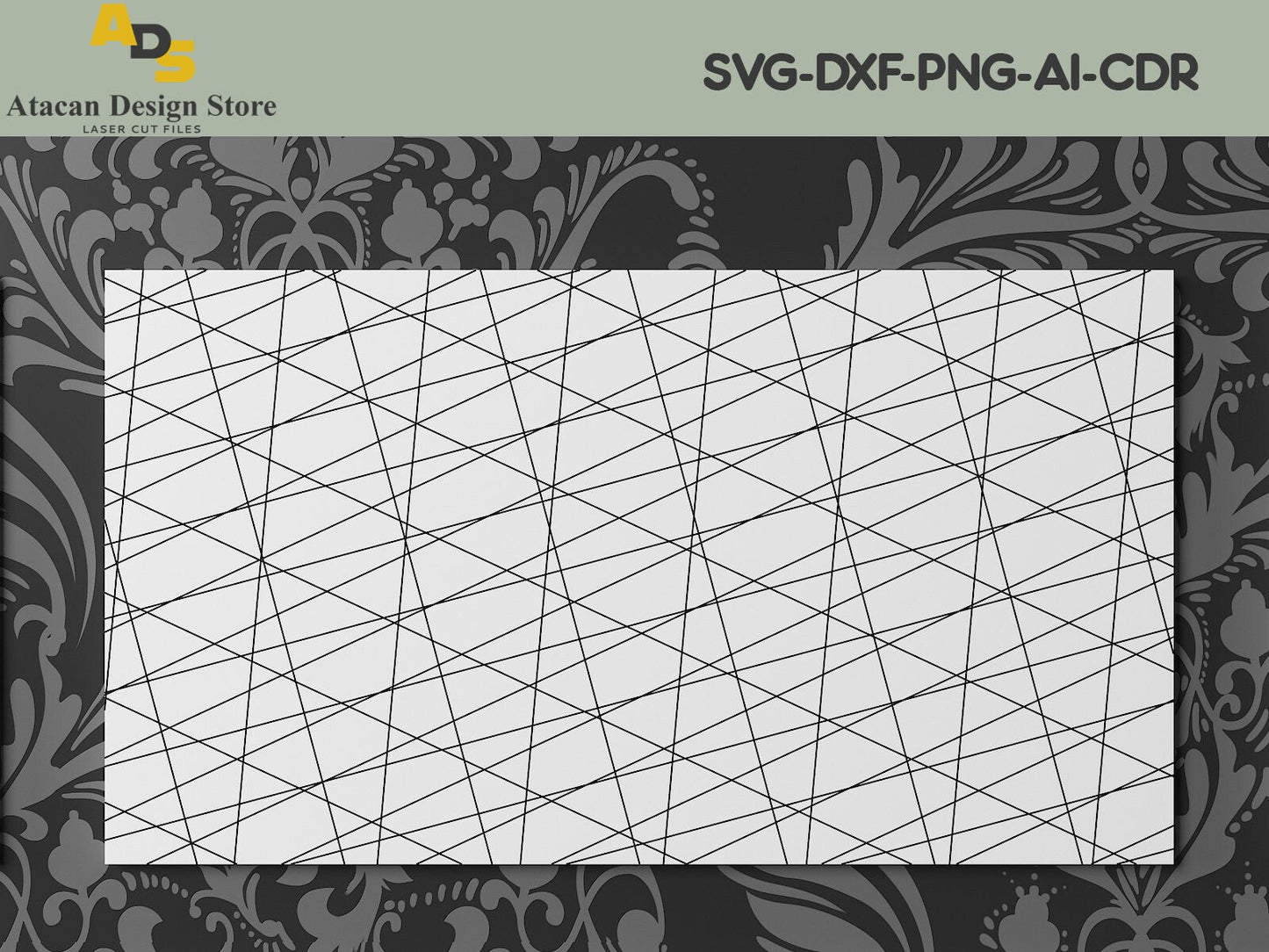 Pattern Design Bundle / Cross, Checker, Parquet Panel Patterns / Laser Cutting Svg Dxf Cdr Files 261