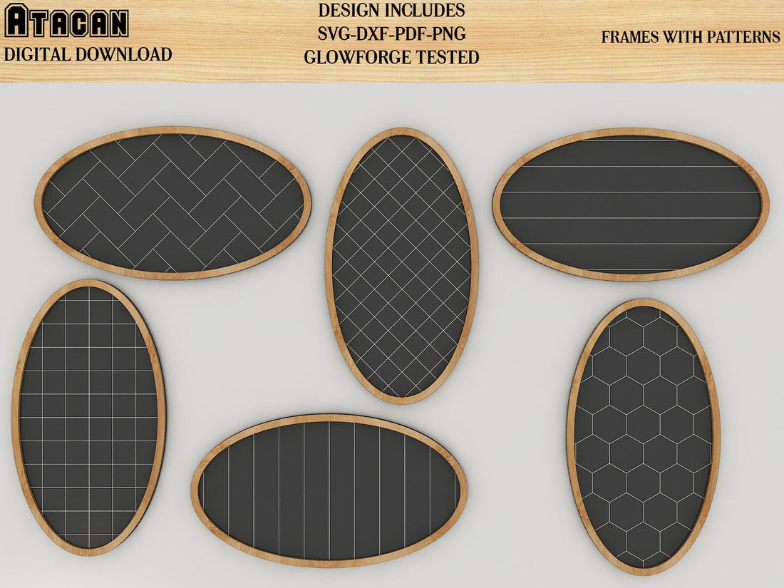 Patterns for Glowforge svg Herringbone Diamond Tile Star and Honeycomb ...