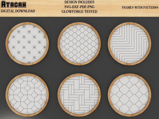 Patterns for Glowforge svg Herringbone Wire netting Diamond Tile Brick Stars and Wood lines Pattern laser cut files 159