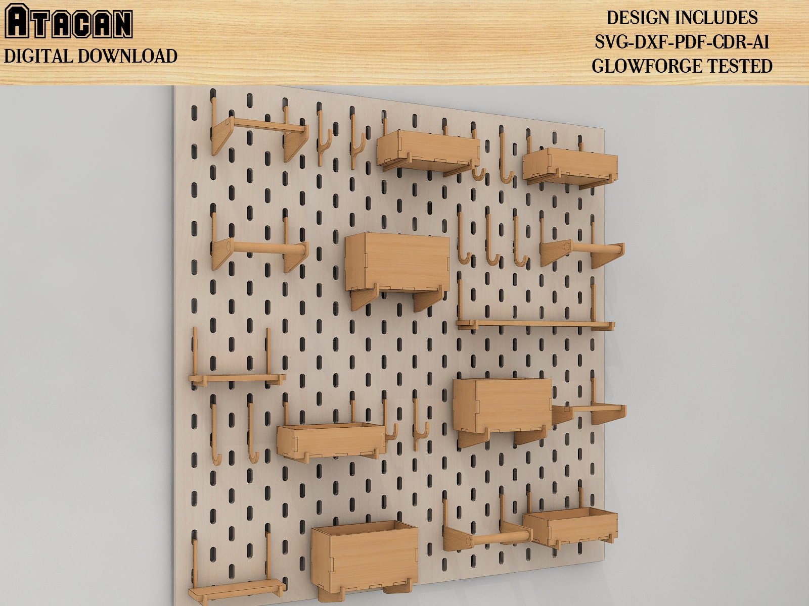 Keepo Pegboard Combinatieset, Pegboards en Accessoires Modulair Opknoping voor Wandorganizer, Ambachtenorganisatie, Ornamenten Display, Kwekerij Opslag, Peg Board (Wit, 22 ″ × 22 Keepo Pegboard Combinatieset, Pegboards en Accessoires Modulair Opknoping voor Wandorganizer, Ambachtenorganisatie, Ornamenten Display, Kwekerij Opslag, Peg Board (Wit, 22 ″ × 22