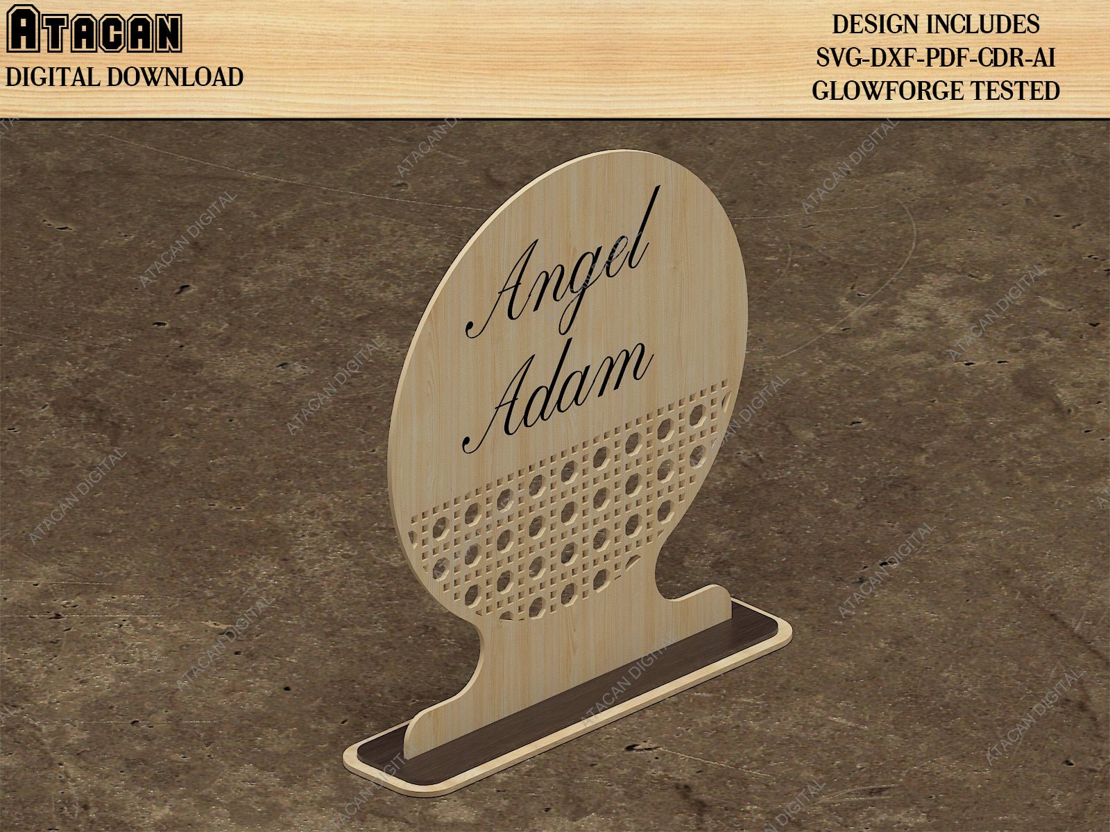 Rattan Cane Sign Backer Bundle / Rattan Cane Round shape Laser Cut Files / Cane Webbing Flower SVG DXF CDR Ai 497