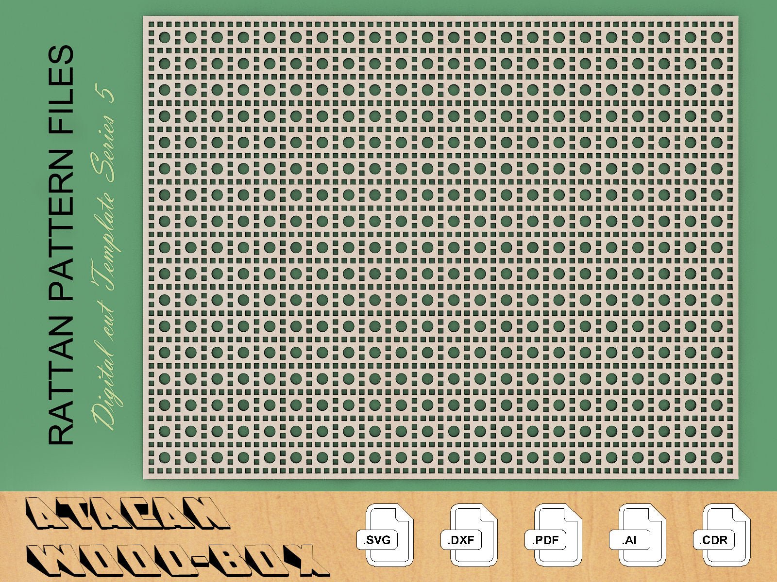 Rattan Cut File / Laser Cut File / Rattan Pattern SVG / Wicker Pattern ...