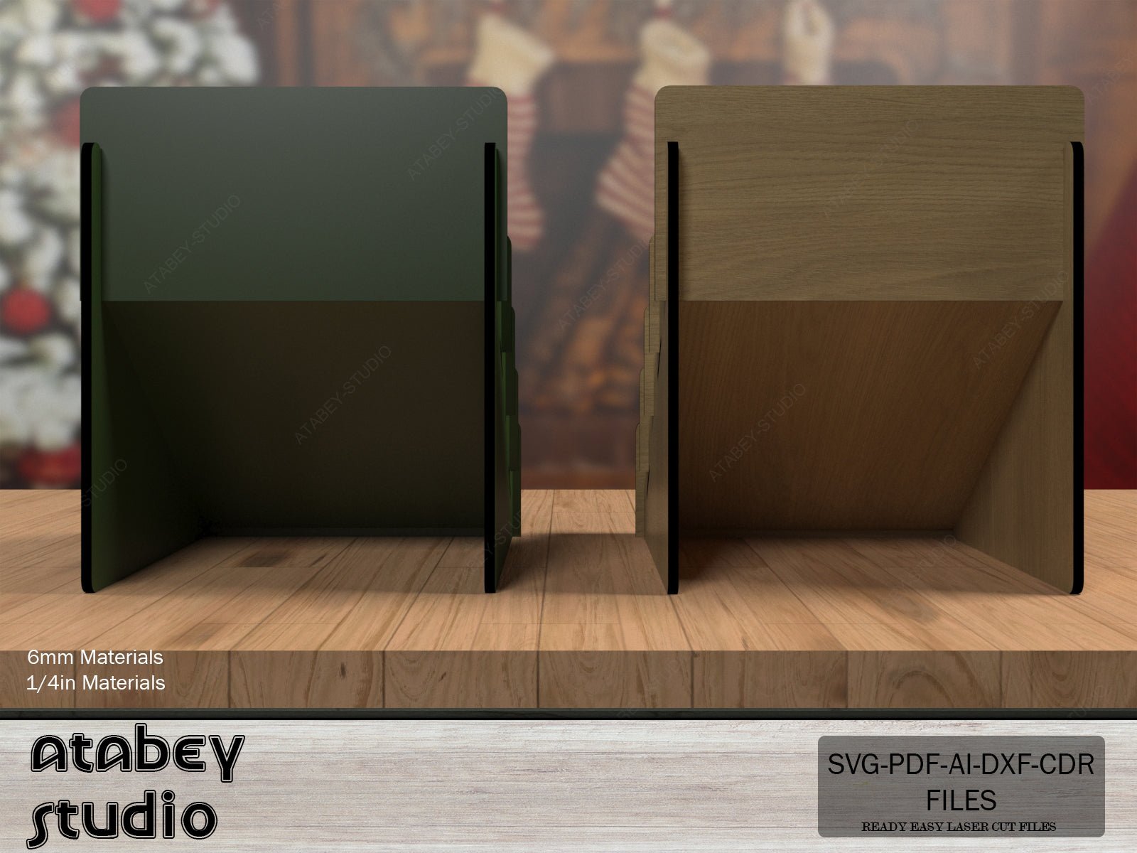 Retail Counter Display / Tiered Stand Card Holders / Market Stalls Organiser SVG, DXF CDR 551