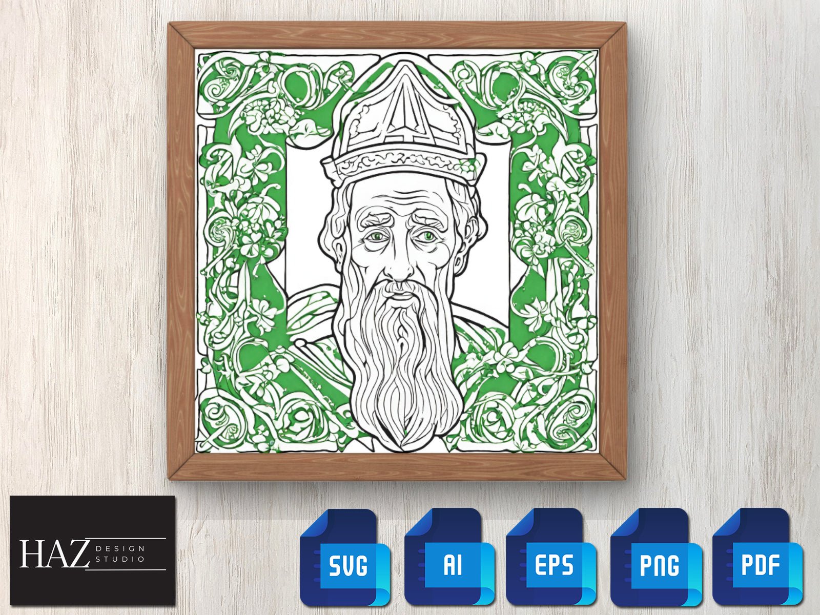 Saint Patricks Lucky Day Printable Files / Irish graphics Clipart / Shamrock Clipart / Clover Lucky Charm / St Patrick SVG PNG Ai EPS 173