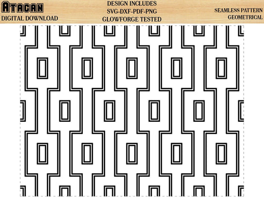 Seamless Geometric pattern SVG transparent background Checkered pattern clipart Glowforge Cricut Silhouette files 037