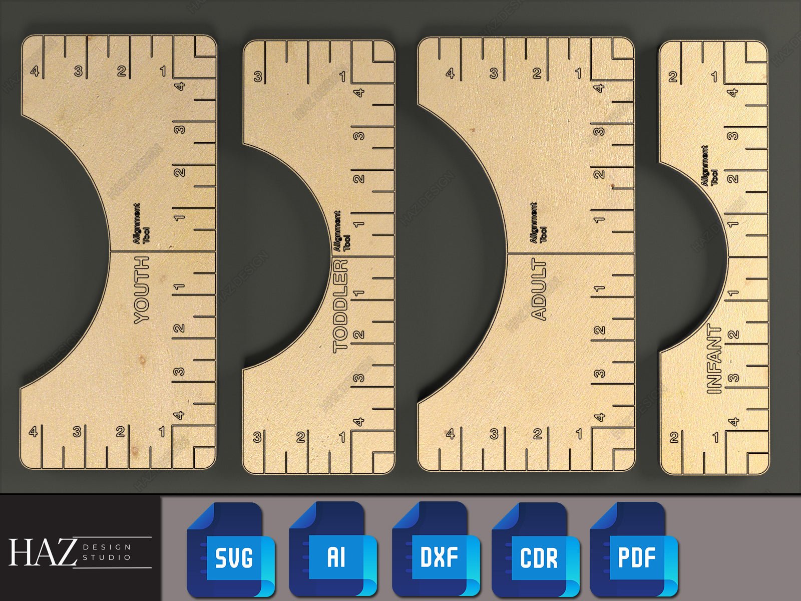 Hat Centering Ruler Patch Guide.pdf T-shirt Rulers Toolkit - Shirt alignment tools - Shirt Placement Scale ...