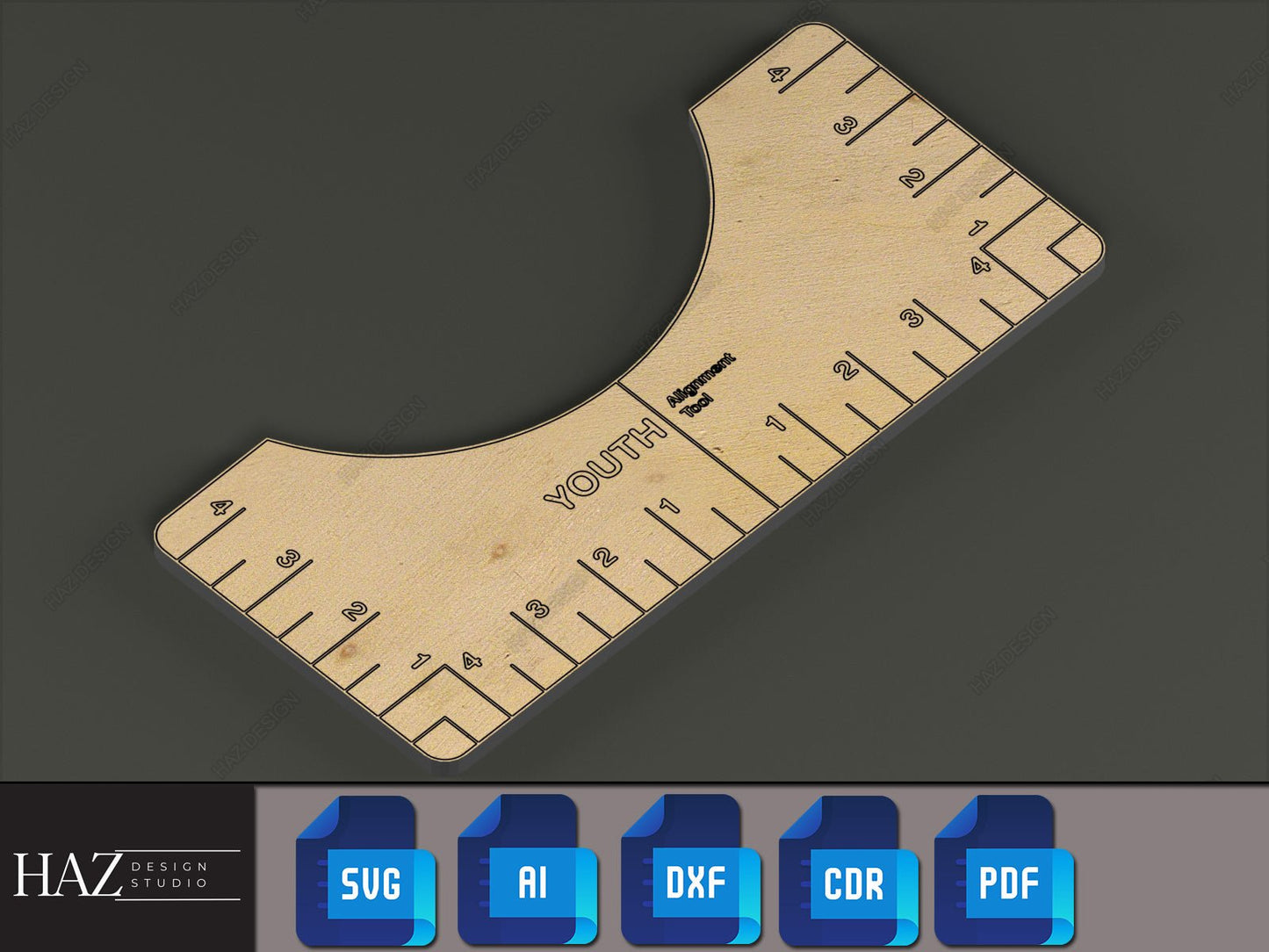 T-shirt Rulers Toolkit - Shirt alignment tools - Shirt Placement Scale Guide - T-shirt centering Measurement Tools 189