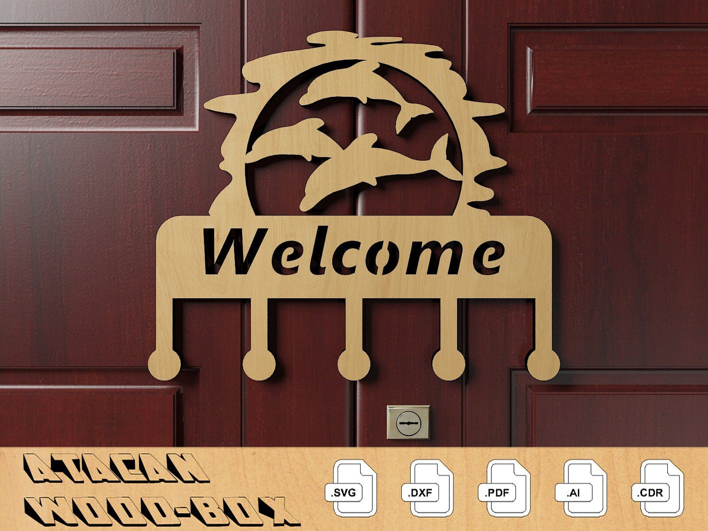 Welcome Signs Svg Bundle / Farmhouse Sign Dxf / Door Hanger Wood Laser Files 300