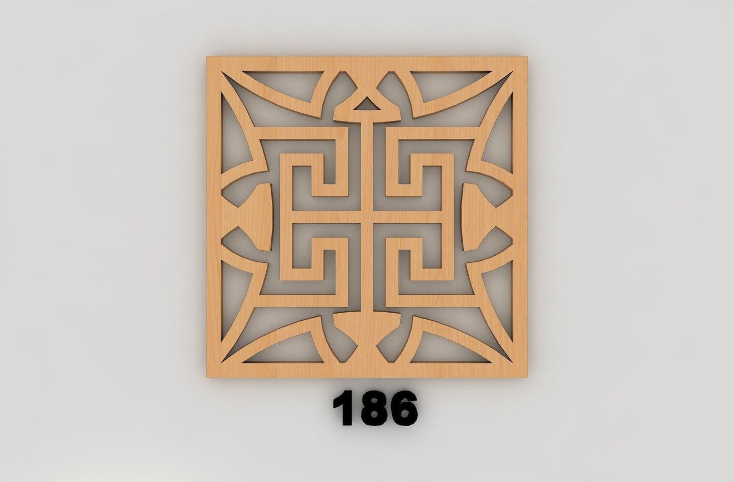 Wood Coaster Digital Design / Cnc pattern Laser cut vector template / Glowforge SVG home décor /interior ornament design 171
