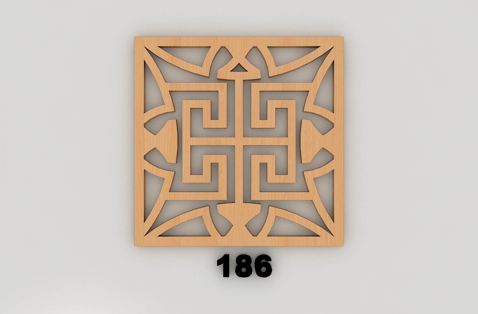 Wood Coaster Digital Design / Cnc pattern Laser cut vector template / Glowforge SVG home décor /interior ornament design 171