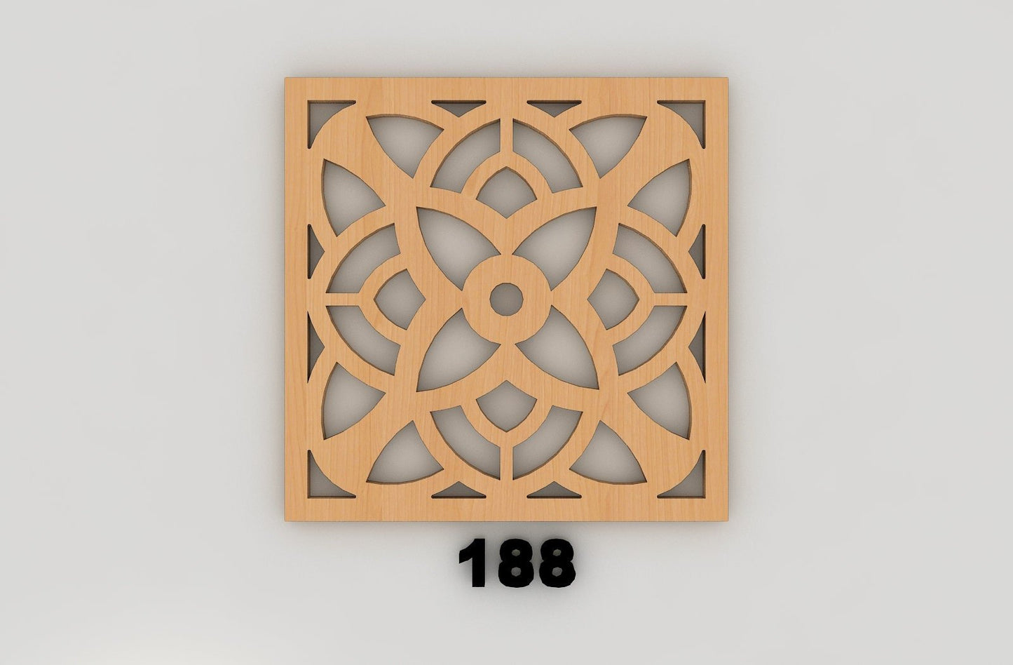 Wood Coaster Digital Design / Cnc pattern Laser cut vector template / Glowforge SVG home décor /interior ornament design 171