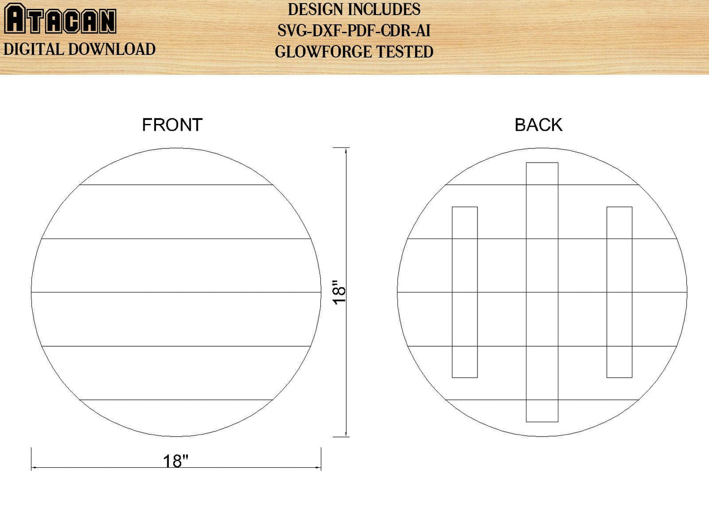 Wood Frame svg for glowforge - Wood Sign Frame svg, Laser cut frame SVG, Glowforge Frame SVG, Glowforge Laser Cut svg, Laser Cut frame 075
