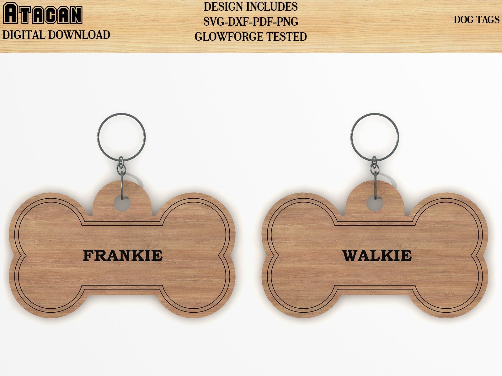 Laser cut dog tags clearance