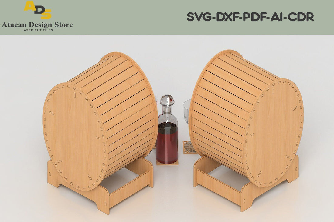 Wooden wine rack / Bottle display stand / Wine holder laser cut files ...